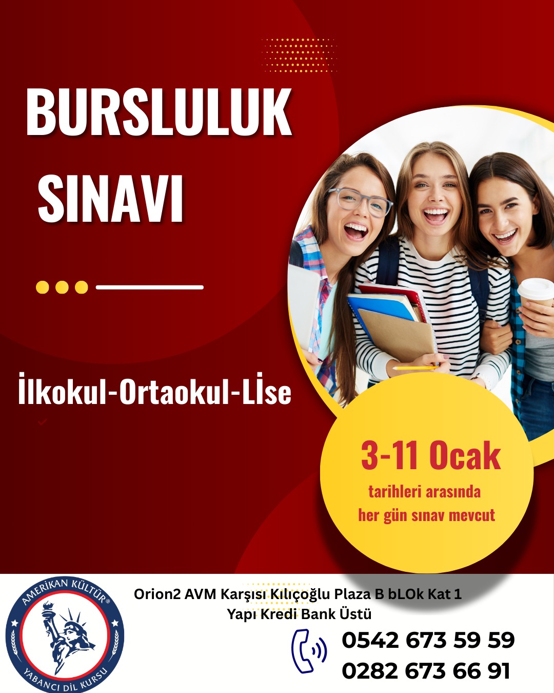 İngilizce Bursluluk Sınavı